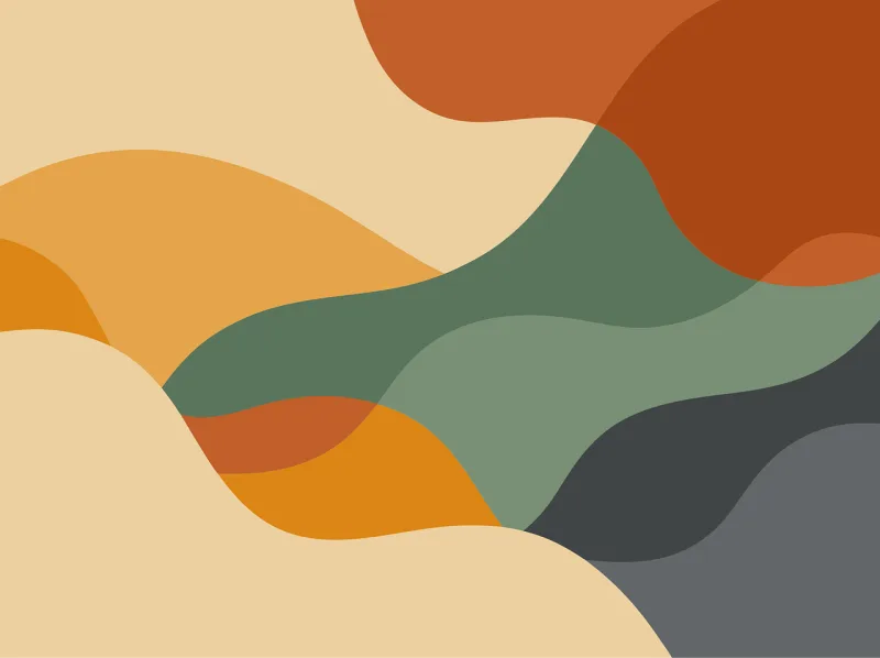 Abstract Waves Sage Stickdatei – Natur