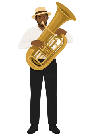 Tuba Tuba player Music performance Stickdatei – Musik