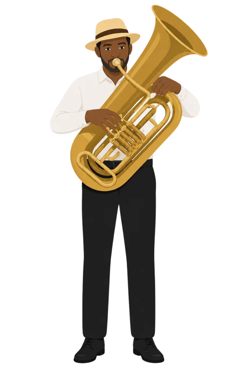 Tuba Tuba player Music performance Stickdatei – Musik