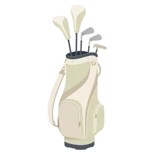 Golf Golf clubs Golf bag Stickdatei