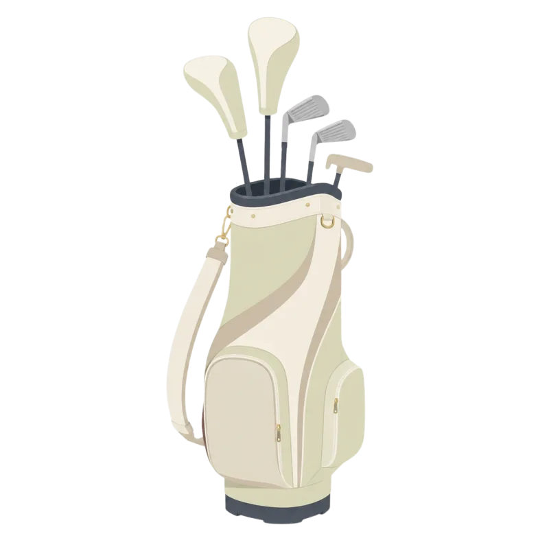 Golf Golf clubs Golf bag Stickdatei – Sport