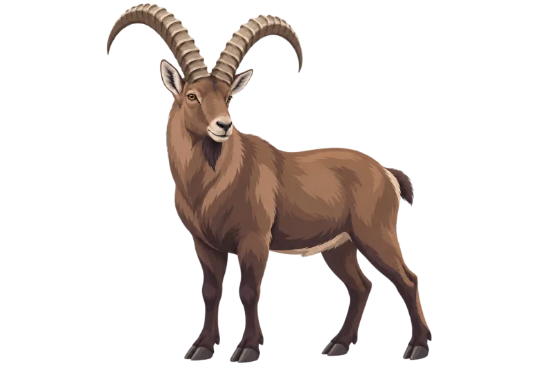 Ibex Wild goat Mountain wilderness Stickdatei – Natur