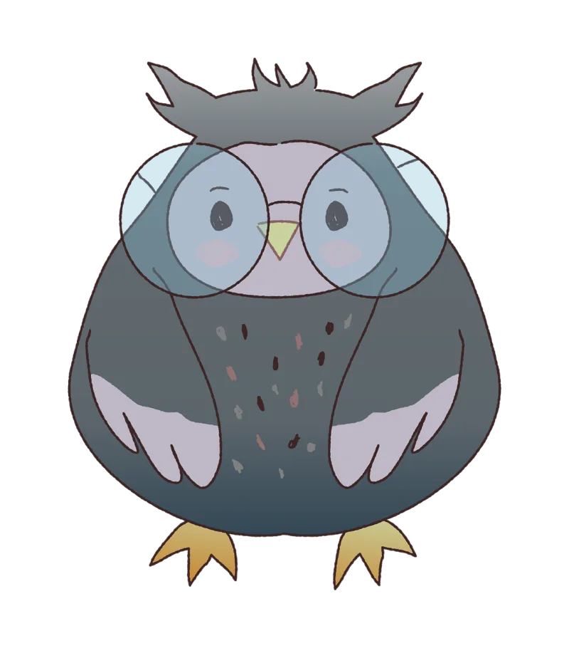 Owl Cartoon Drawing Stickdatei – Tiere