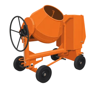 Concrete mixer Portable Construction equipment Stickdatei – Musik