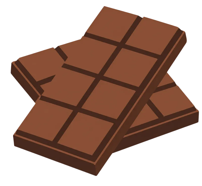 Chocolate bar Milk chocolate Sweet treat Stickdatei – Essen & Trinken