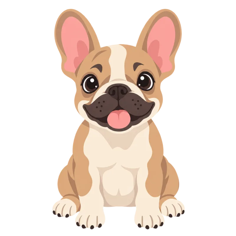French bulldog Puppy Cute dog Stickdatei – Tiere