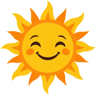 Smiling sun Sun Happiness Stickdatei