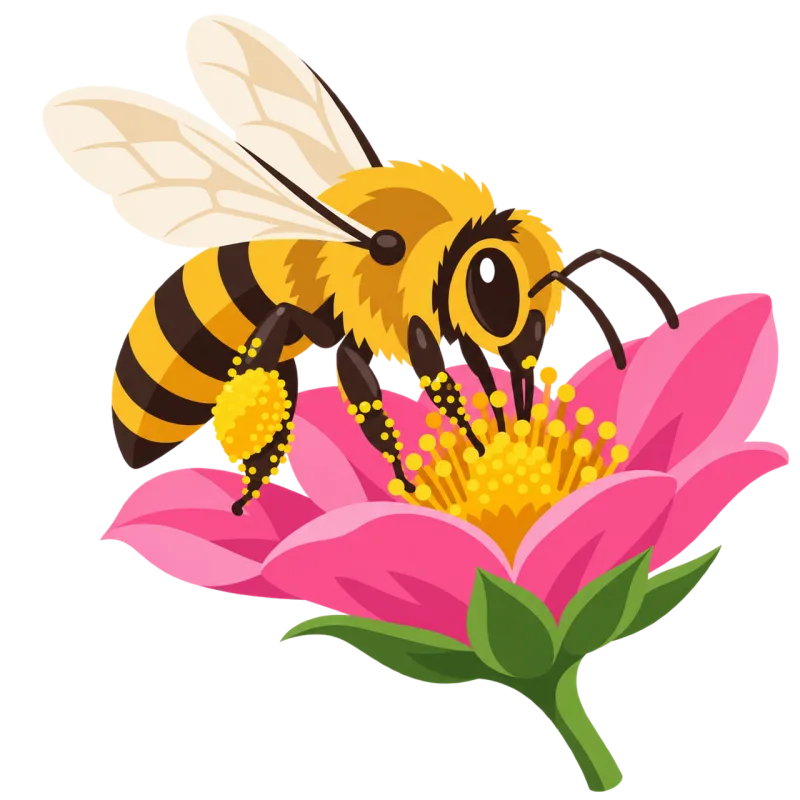 Honey bee Pollinator Pollination Stickdatei – Tiere