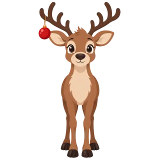 Reindeer Christmas reindeer Cute reindeer Stickdatei