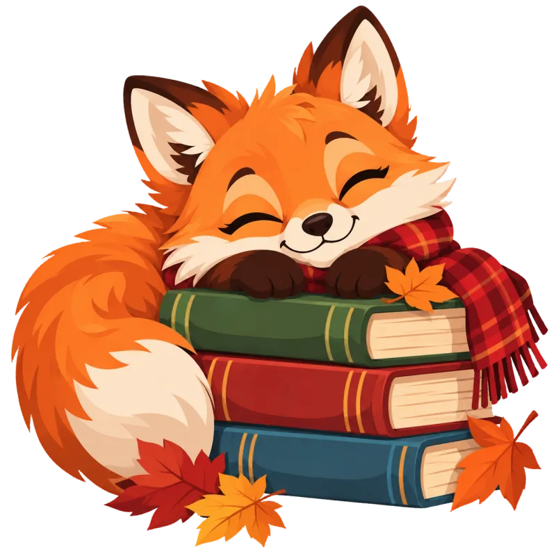 Fox Nature Book Stickdatei – Tiere