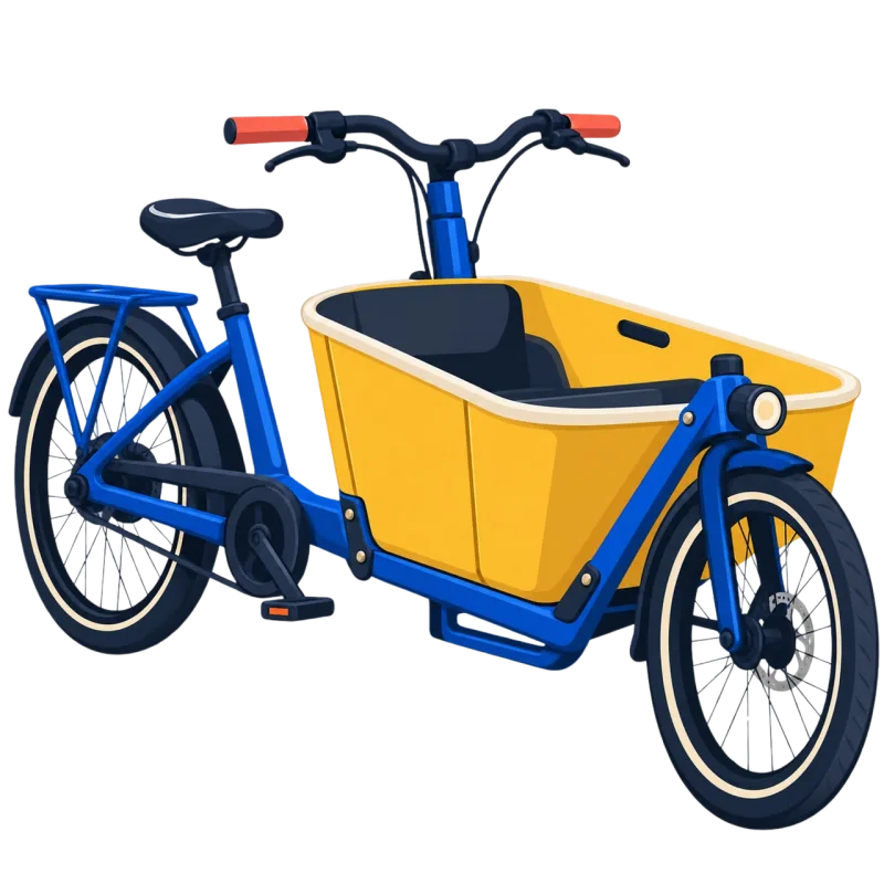 Cargo bike Front cargo box Urban mobility Stickdatei – Sport