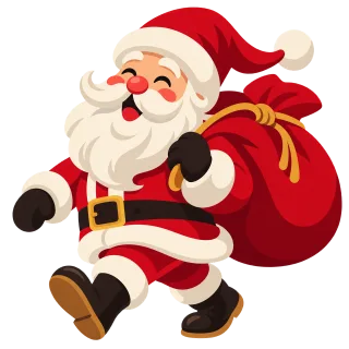 Santa claus Christmas Gifts Stickdatei