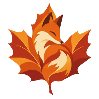 Sleeping fox Fox tail Red fox Stickdatei