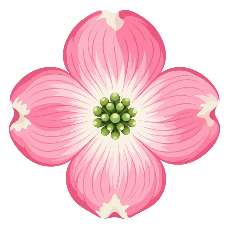 Pink dogwood Dogwood flower Pastel pink Stickdatei – Blumen