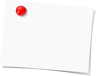 Note Paper Red pushpin Stickdatei – Musik