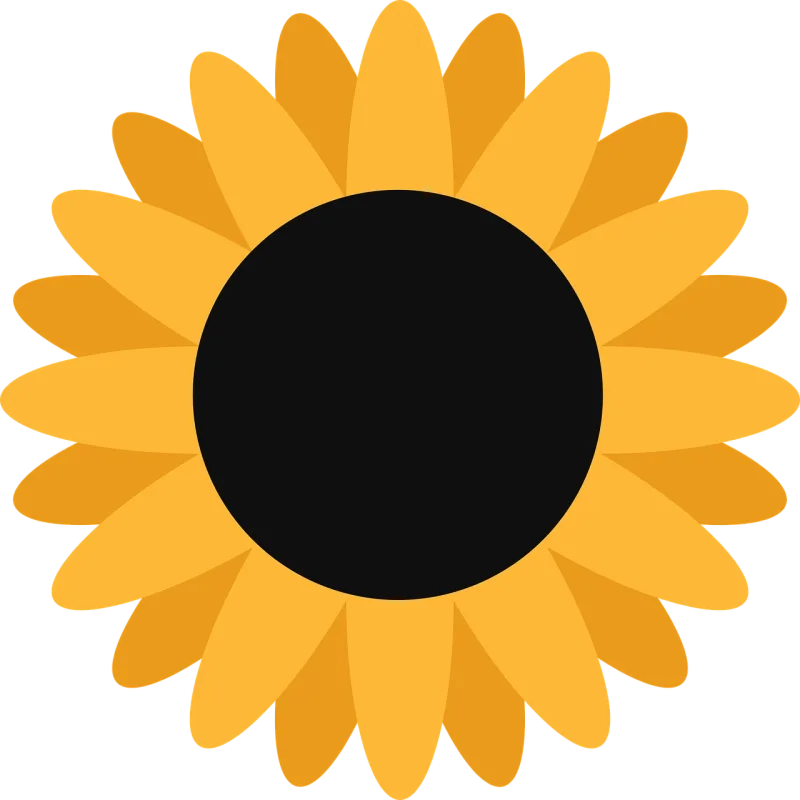 Sunflower Yellow Floral background Stickdatei – Blumen