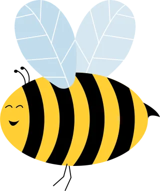Bumblebee Cartoon Apiary Stickdatei – Tiere