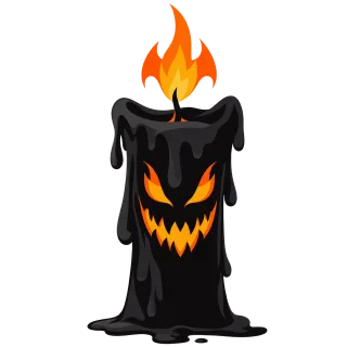 Halloween Black candle Spooky Stickdatei – Weihnachten