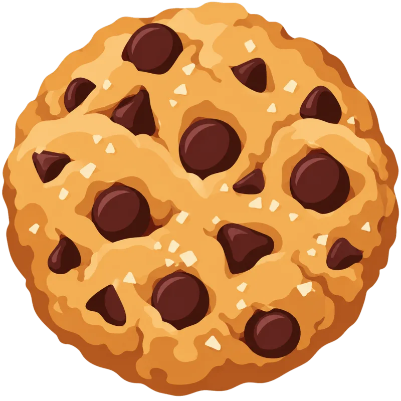 Chocolate chip cookie Cookie Chocolate Stickdatei – Essen & Trinken