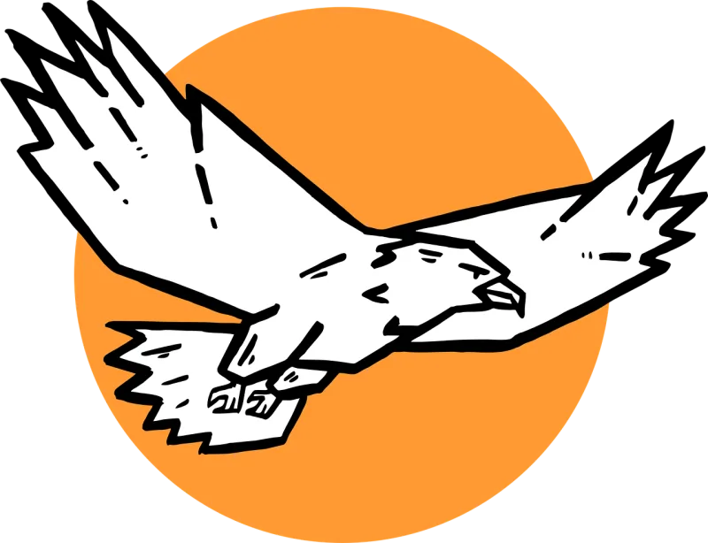 Eagle Bird Nature Stickdatei – Natur