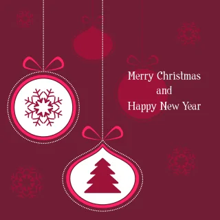 New year Christmas Christmas decorations Stickdatei