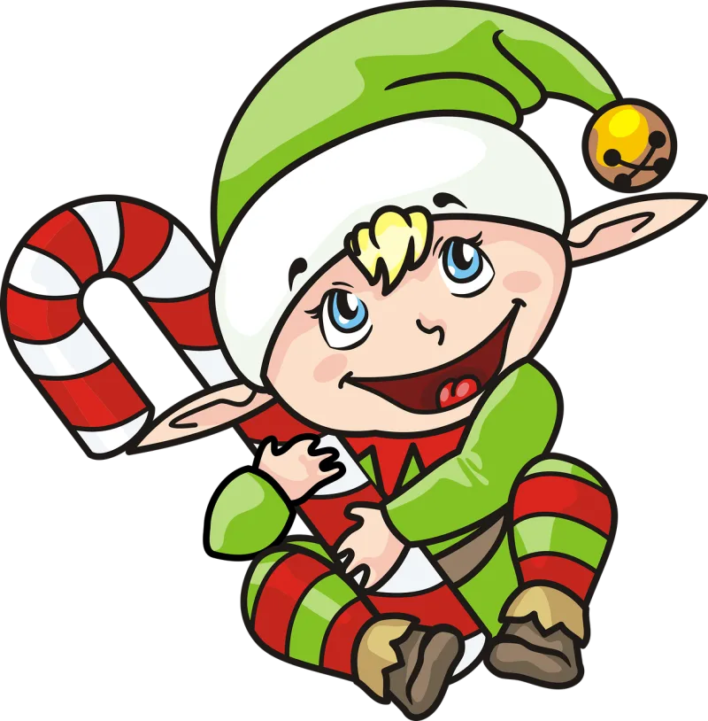 Holidays Christmas Elf Stickdatei – Weihnachten