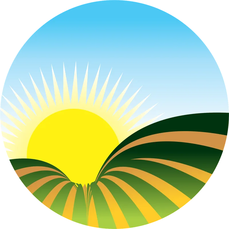 Sun Farm Plantation Stickdatei – Natur