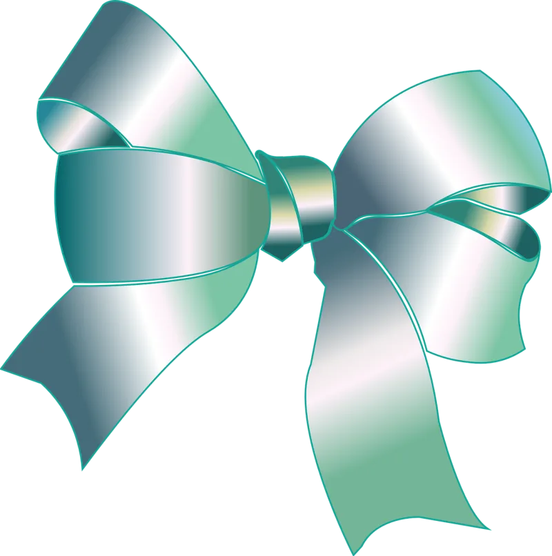 Bow-knot Satin bow Gift Stickdatei – Weihnachten