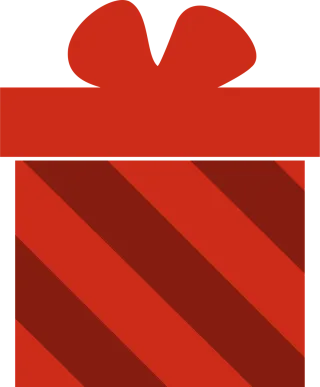 Gift Christmas Parcel Stickdatei