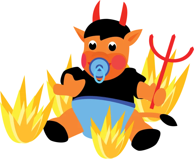 Devil Hell Baby Stickdatei – Fahrzeuge