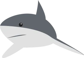 Shark Perspective Swimming Stickdatei
