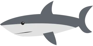 Shark Side Swimming Stickdatei