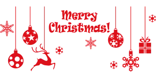 Christmas greeting Reindeer Snowflake Stickdatei