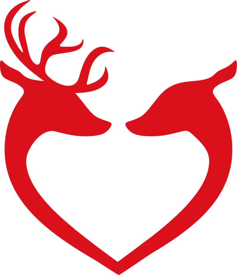 Reindeer Love Christmas Stickdatei – Weihnachten