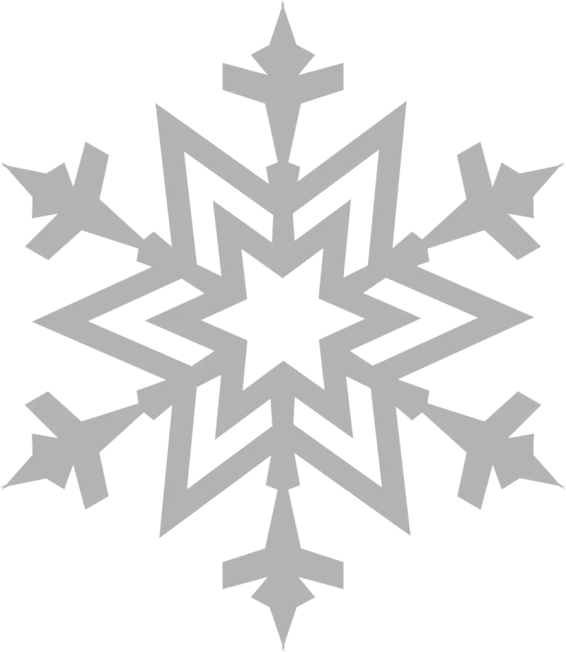 Snowflake Frost Ice Stickdatei – Weihnachten