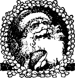 Santa Santa claus Christmas Stickdatei