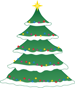 Christmas tree Snow Christmas Stickdatei