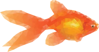 Goldfish Fish Nature Stickdatei