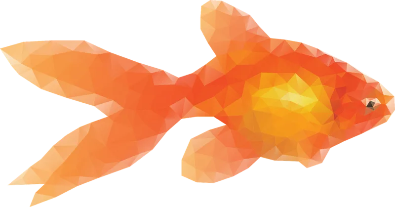 Goldfish Fish Nature Stickdatei – Tiere