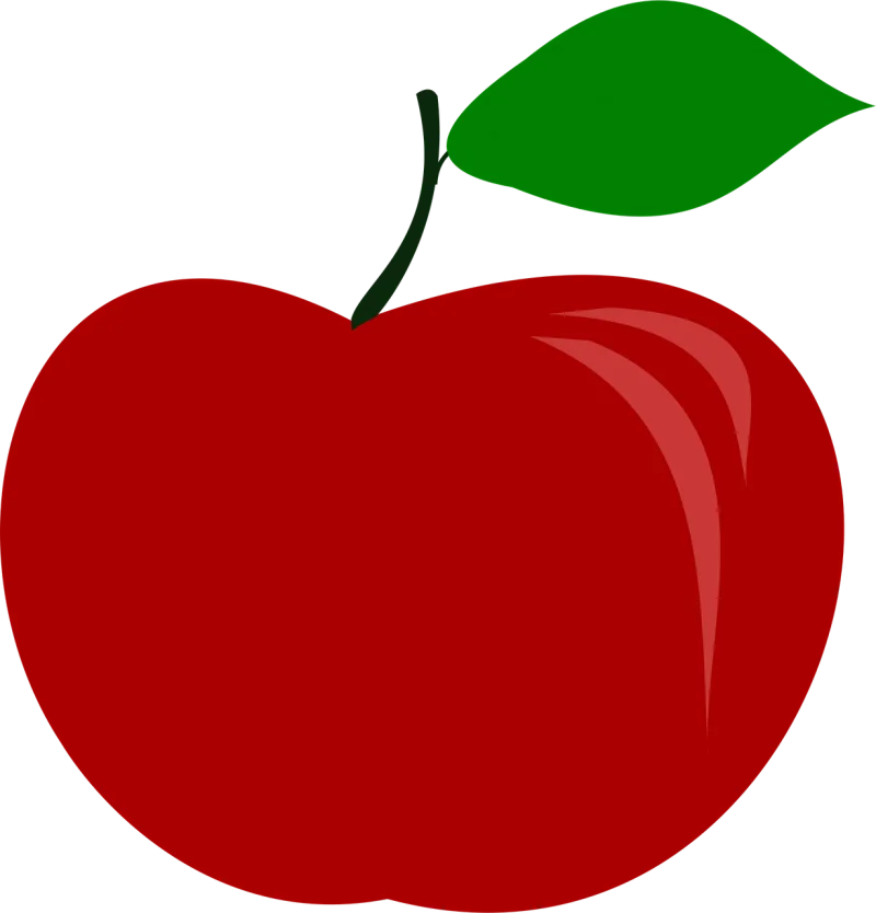 Apple Fruit Food Stickdatei – Essen & Trinken