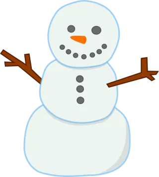 Snowman Christmas Nature Stickdatei