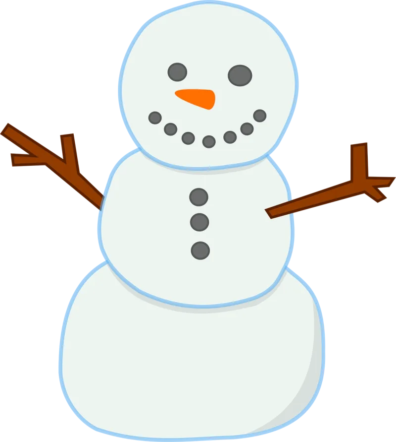 Snowman Christmas Nature Stickdatei – Weihnachten