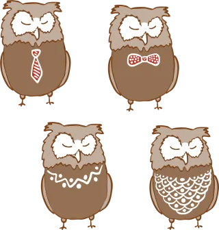 Owl Bird Drawing Stickdatei – Tiere