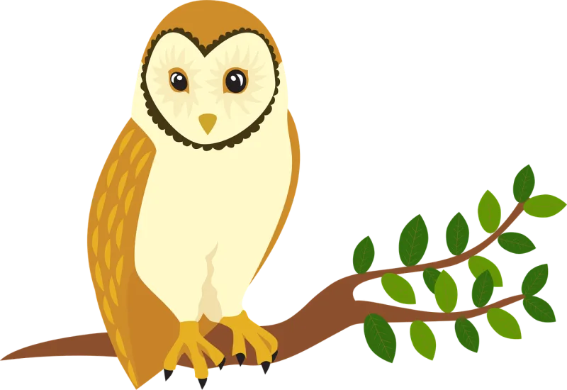 Owl Forest Nature Stickdatei – Tiere