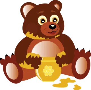 Teddy bear Copper Hunger Stickdatei