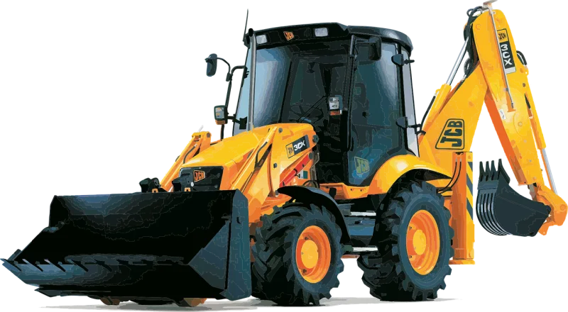 Heavy machinery Tractor Loader Stickdatei – Fahrzeuge