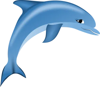 Dolphin Nature Sea Stickdatei