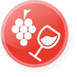 Wine Glass Icon Stickdatei