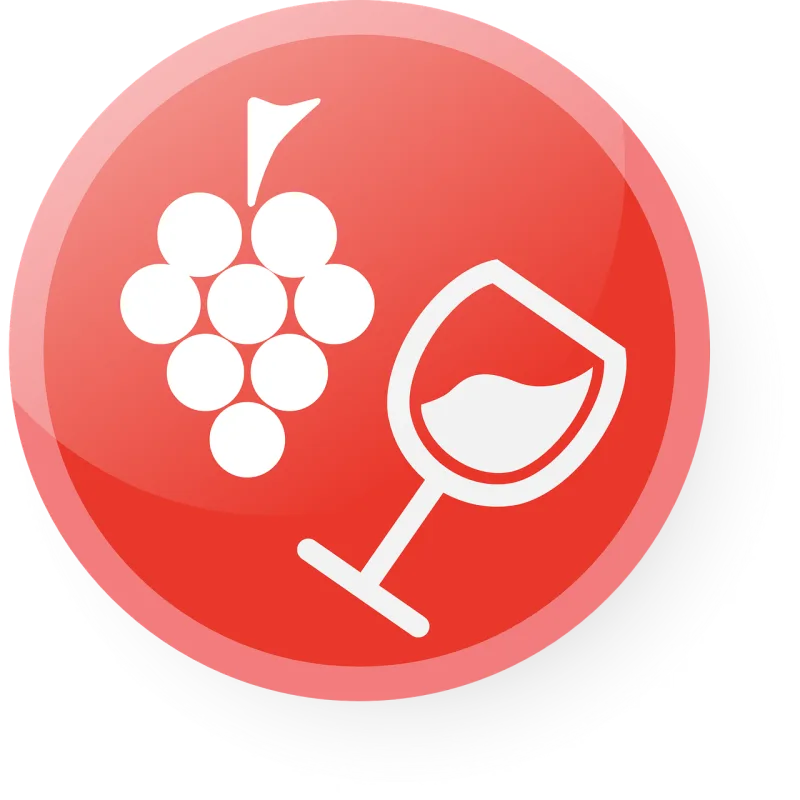 Wine Glass Icon Stickdatei – Essen & Trinken
