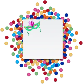 Confetti Note Carnival Stickdatei